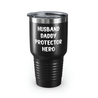 Load image into Gallery viewer, Dad 30oz Tumbler, Husband Daddy Protector Hero
