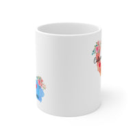 Load image into Gallery viewer, California Iowa Gifts - Long Distance State 11 OZ Coffee Mug for Mom and Dad
