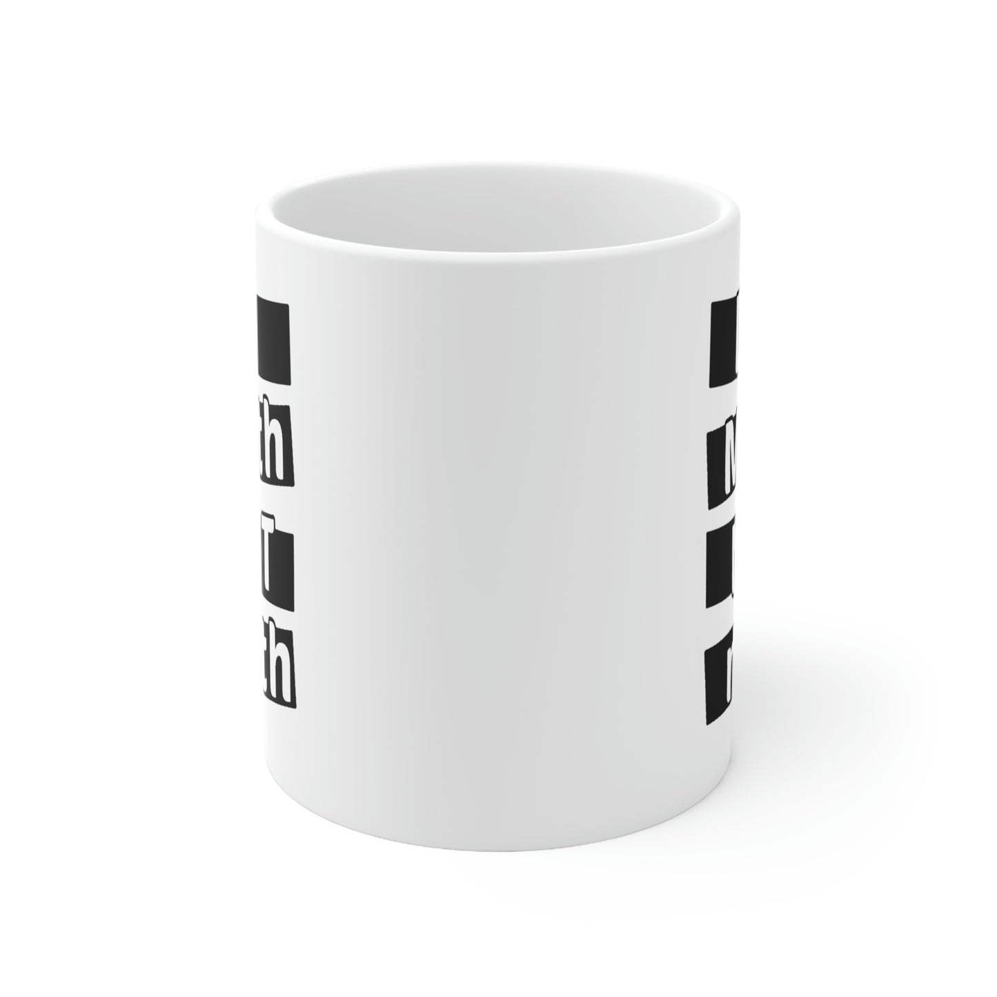 Funny Math Coffee Mug - DO MATH NOT METH Cup - Fun Mathematical Formulas Gifts for Teacher
