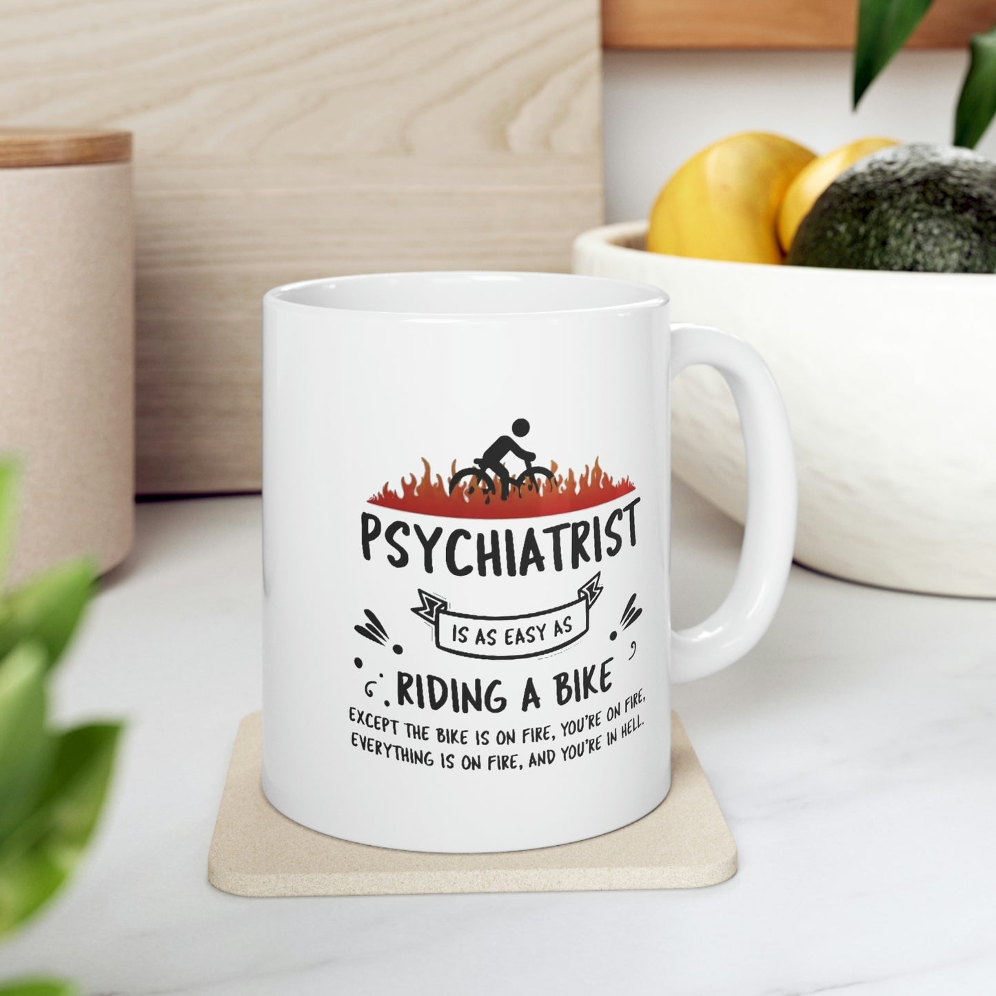 Best Psychiatrist Gifts - Funny Novelty Sarcasm 11 OZ Coffee Mug for Men and Women