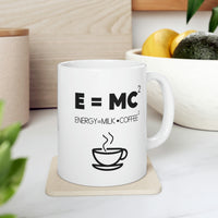 Load image into Gallery viewer, Funny Math Teacher Mug - E=Mc2 11oz White Coffee Mug, Tea Cup Best Gifts For Math Teacher
