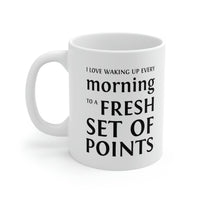 Load image into Gallery viewer, Keto Diet Coffee Mug - I love waking up to a fresh set of points Cup - Fun Gifts for Dieting Men Women
