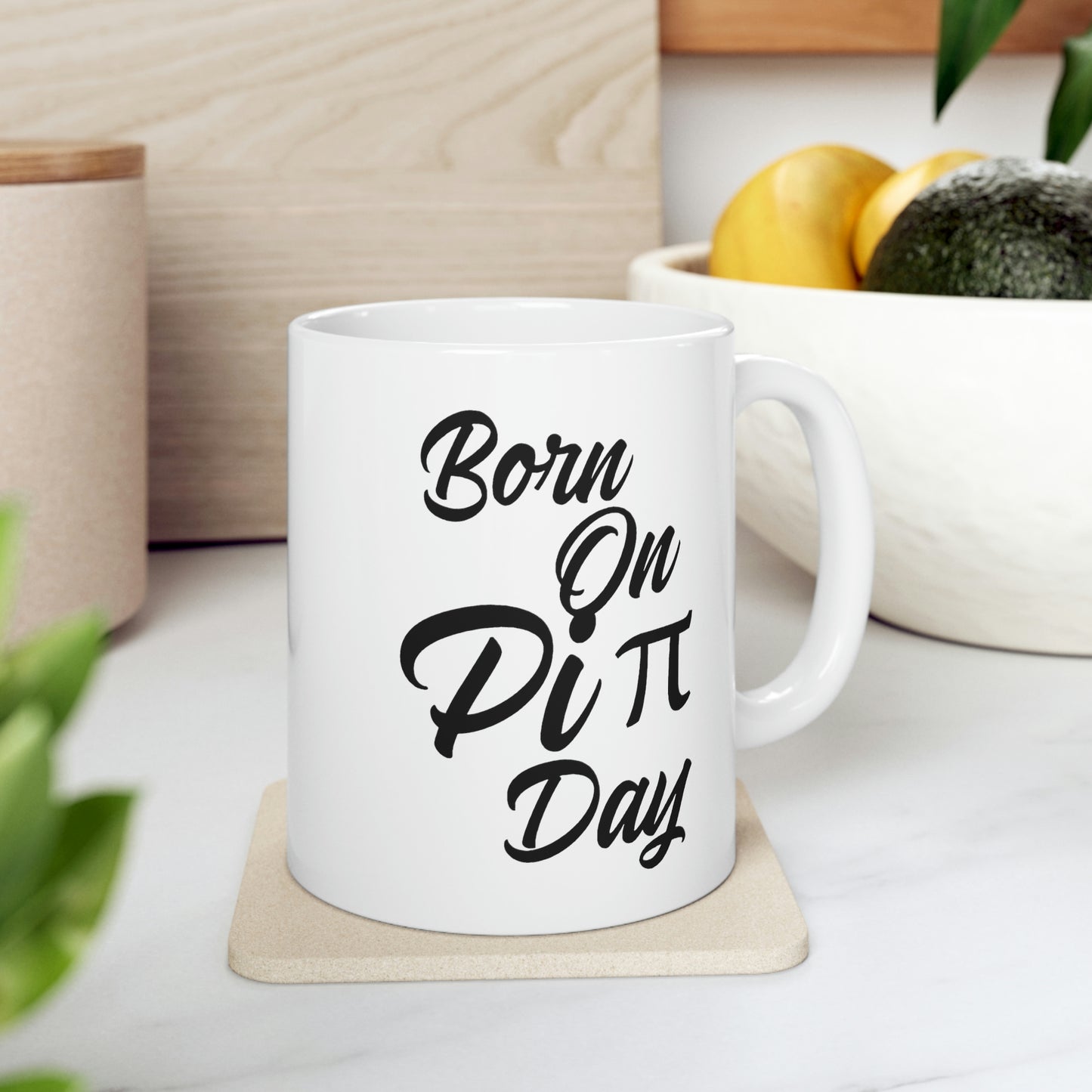 Pi Math Gifts - Funny Coffee Mug - Born On Pi Day - For Men Women