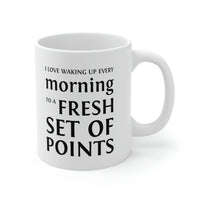 Load image into Gallery viewer, Keto Diet Coffee Mug - I love waking up to a fresh set of points Cup - Fun Gifts for Dieting Men Women
