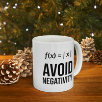 Load image into Gallery viewer, Math Nerd Formula Gifts - Funny Coffee Mug - Avoid Negativity - For Men Women
