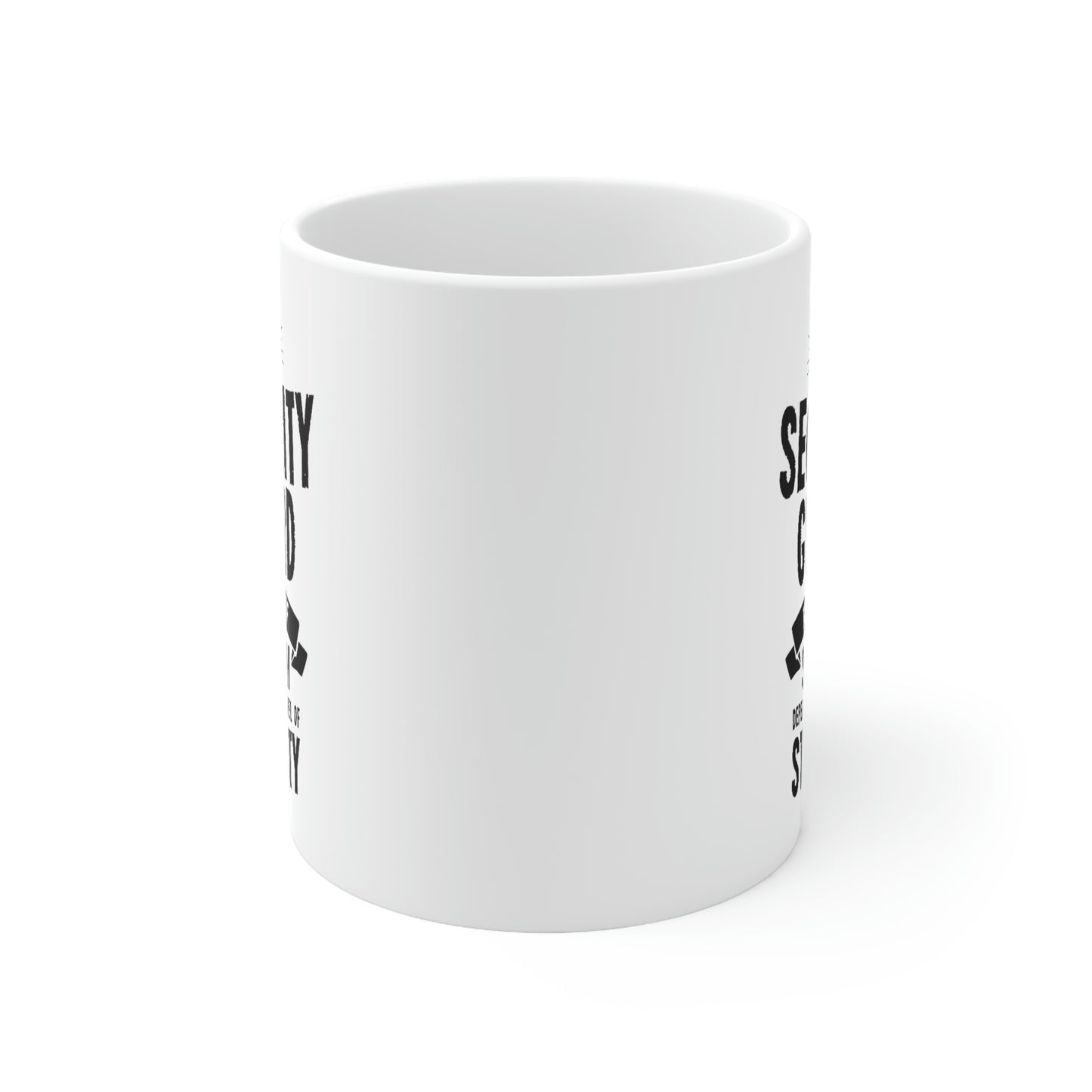 Funny Security guard Coffee Mug - My Level Of Sarcasm Cup - Unique Birthday Gifts for Mom and Dad