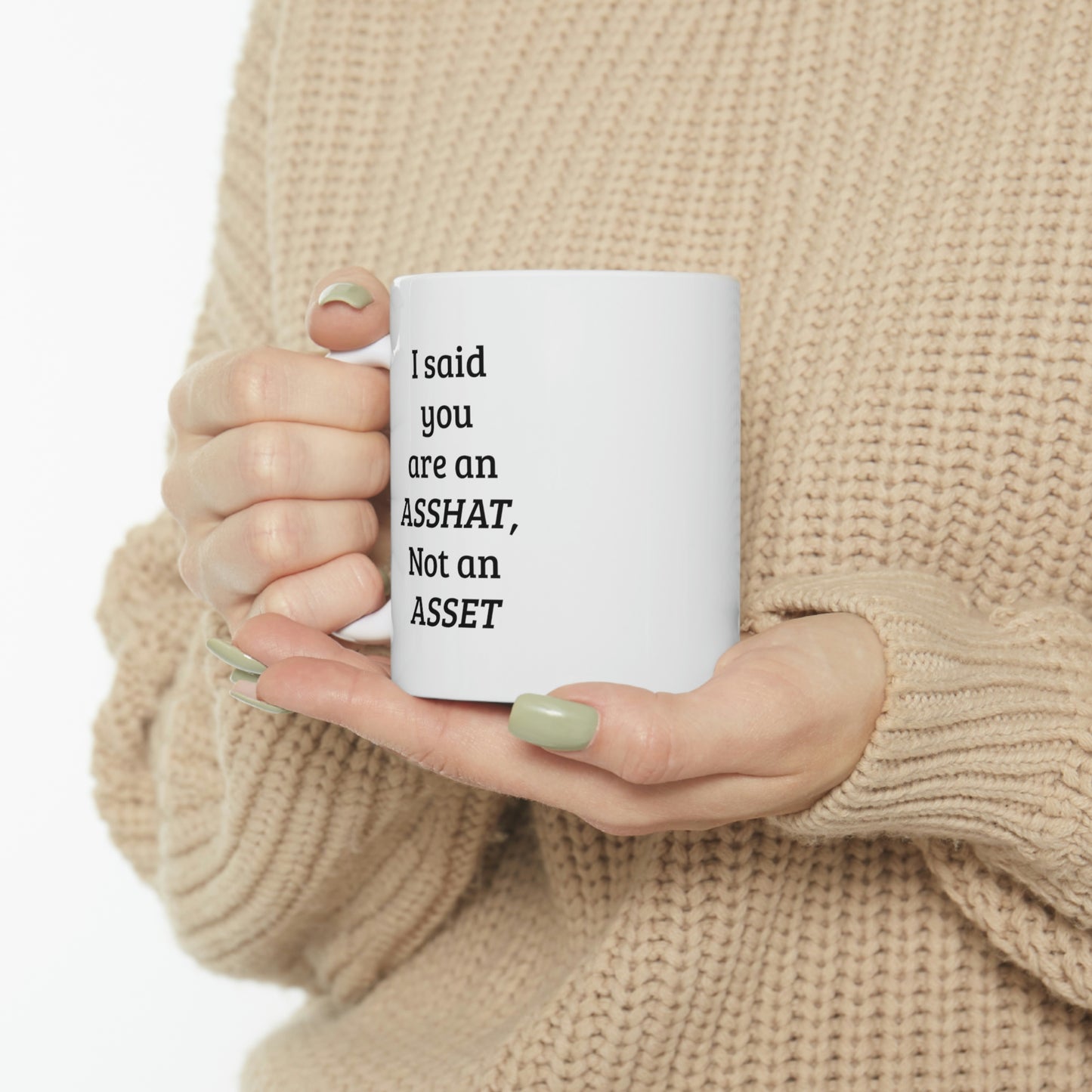 Proud Gifts Accountant Mug - I said you are an asshat, Not an asset Coffee Cup - Funny Tax Accounting Christmas and Sarcasm For Men Women Coworker Friend