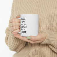 Load image into Gallery viewer, Proud Gifts Accountant Mug - I said you are an asshat, Not an asset Coffee Cup - Funny Tax Accounting Christmas and Sarcasm For Men Women Coworker Friend

