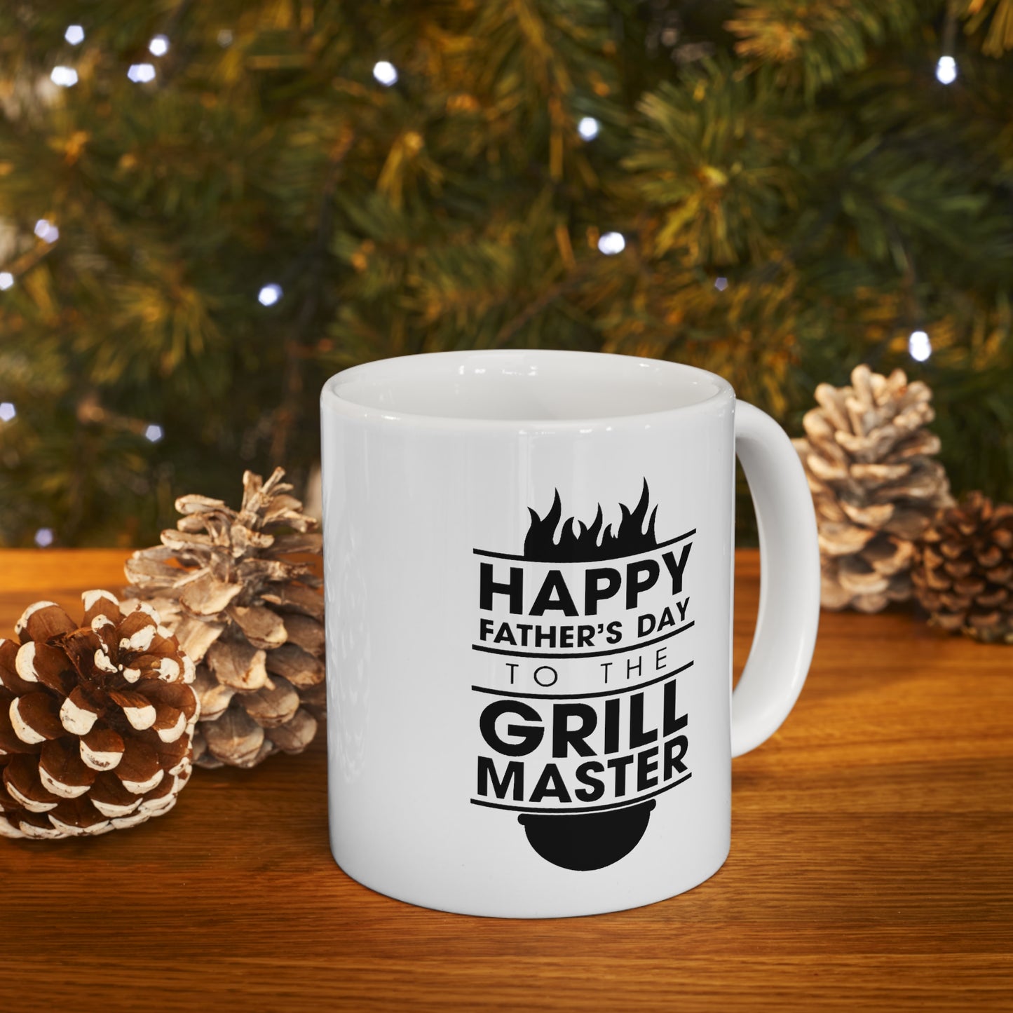 Happy Father’s Day to the Grill Master Mug - Father’s Day Gift From Daughter Ceramic Coffee Cup
