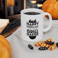 Load image into Gallery viewer, Happy Father’s Day to the Grill Master Mug - Father’s Day Gift From Daughter Ceramic Coffee Cup
