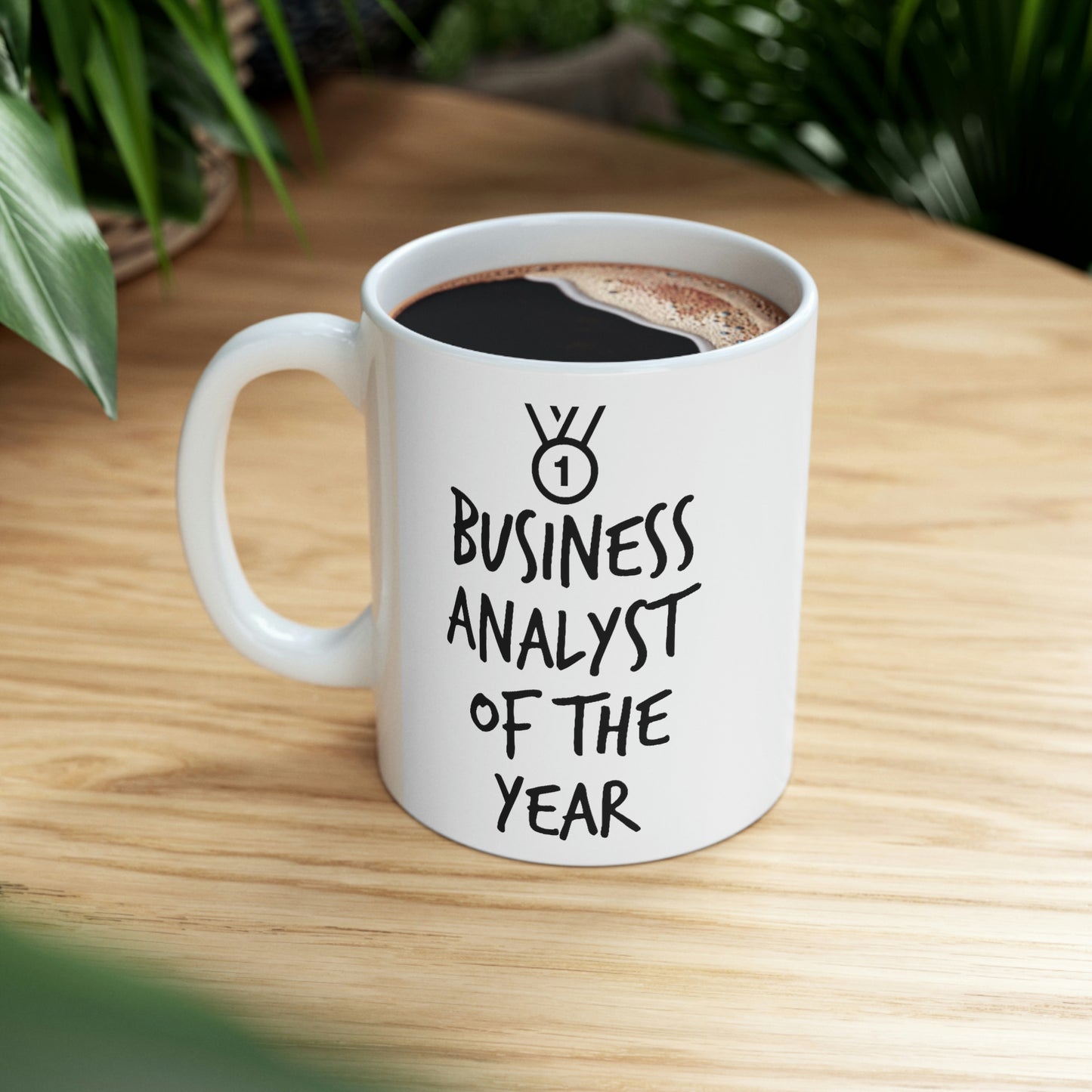 Business Analyst Gifts - Business Analyst Of The Year White Coffee Mug, Tea Cup