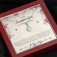 Load image into Gallery viewer, Bride Gifts, I Love You, Alluring Beauty Necklace For Women, Wedding Day Thank You Ideas From Sister
