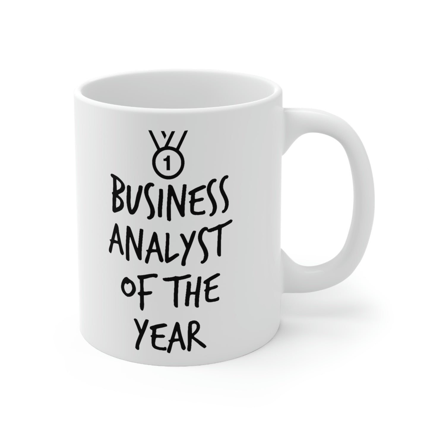 Business Analyst Gifts - Business Analyst Of The Year White Coffee Mug, Tea Cup