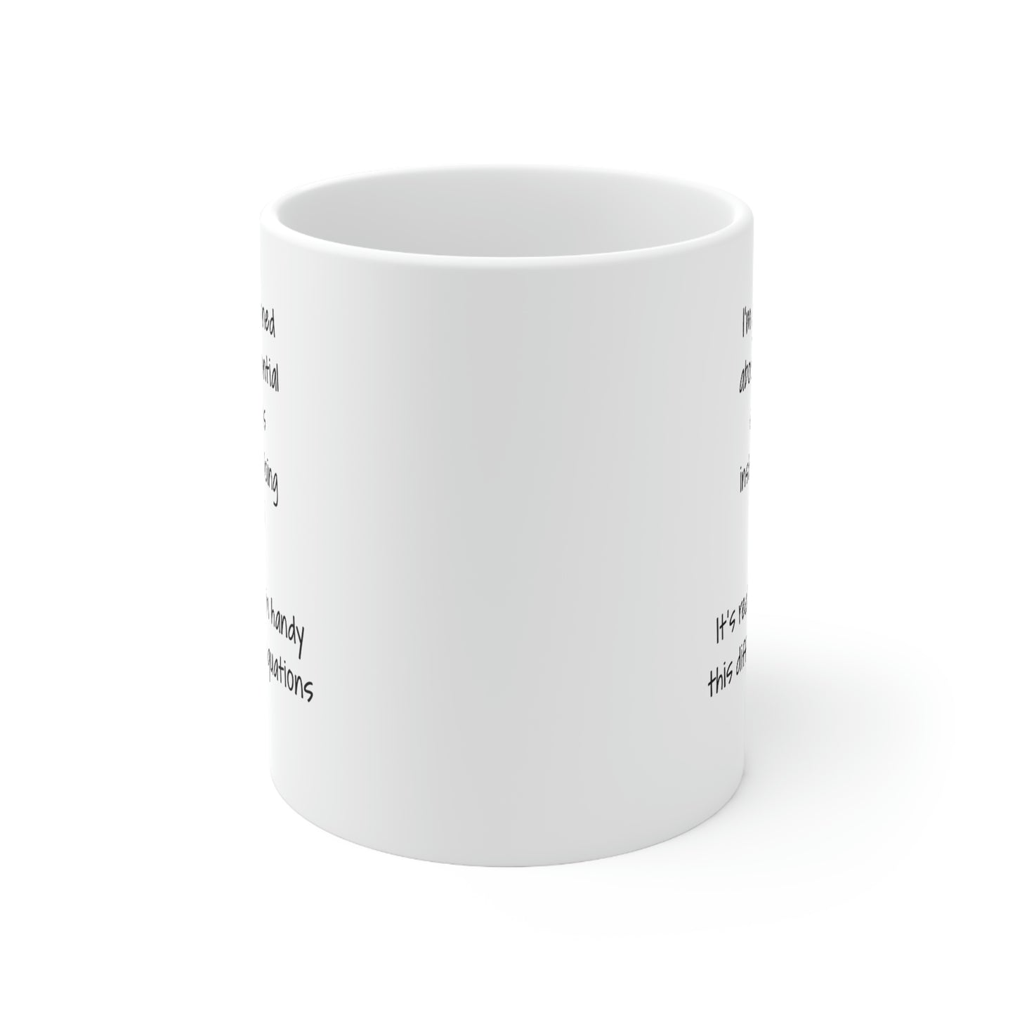Funny Tax Coffee Mug - I'm glad I learned about differential equations instead of doing Taxes - Gag Gift For Tax Accountant Season Preparer