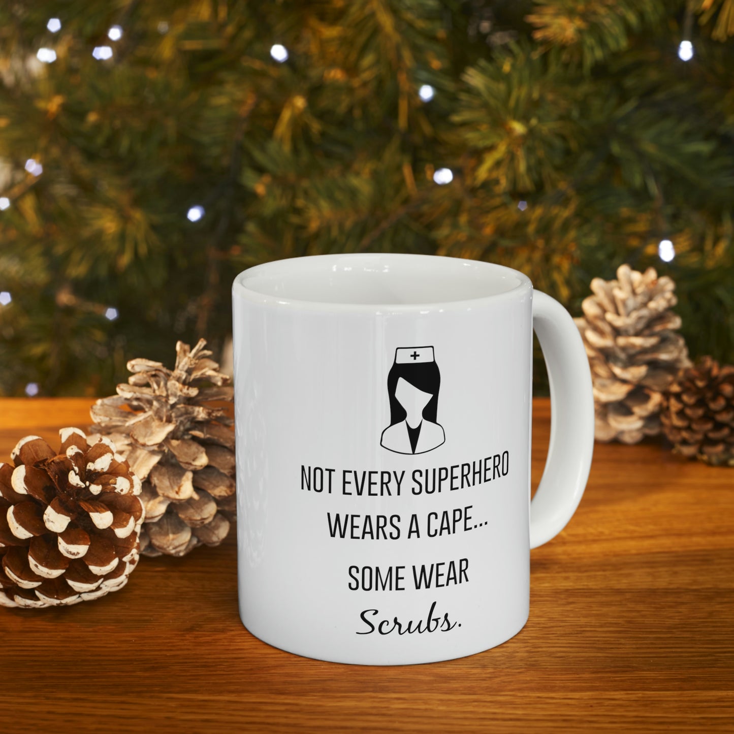 Nurse Practitioner Gifts For Women, Not Every Superhero Wears A Cape, Some Wear Scrubs, Funny Nurse Coffee Mug, Graduation Gifts for Registered Nurse, Future Nurse Cups
