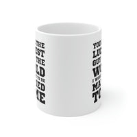 Load image into Gallery viewer, Funny Valentine’s Day Coffee Mug - You are the luckiest guy in the world I would love to be married to me - Gift For Husband From Wife
