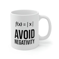 Load image into Gallery viewer, Math Nerd Formula Gifts - Funny Coffee Mug - Avoid Negativity - For Men Women
