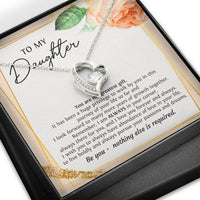 Load image into Gallery viewer, To My Daughter Gifts, You Are My Greatest Gift, Forever Love Heart Necklace For Women, Birthday Present Ideas From Mom Dad
