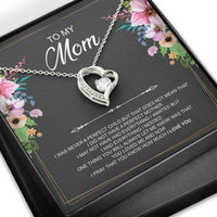 Load image into Gallery viewer, To My Mom Gifts, I Was Never A Perfect Child, Forever Love Heart Necklace For Women, Birthday Mothers Day Present From Son Daughter
