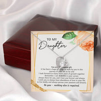 Load image into Gallery viewer, To My Daughter Gifts, You Are My Greatest Gift, Forever Love Heart Necklace For Women, Birthday Present Ideas From Mom Dad
