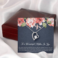 Load image into Gallery viewer, To My Mother-in-Law Gifts, My Bonus Mom, Forever Love Heart Necklace For Women, Birthday Mothers Day Present From Daughter-in-law
