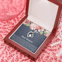 Load image into Gallery viewer, To My Best Friend Gifts, Soul Sisters, Forever Love Heart Necklace For Women, Birthday Present Idea From Bestie
