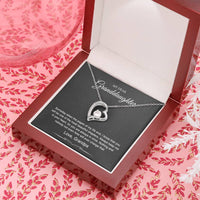 Load image into Gallery viewer, To My Granddaughter Gifts From Grandpa, Someday When The Pages Of My Life End, Forever Love Necklace For Women, Birthday Present Idea From Grandfather
