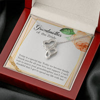 Load image into Gallery viewer, Grandmother of the Bride Gifts, Today Is A Special Day, Double Heart Necklace For Women, Wedding Day Thank You Ideas From Groom
