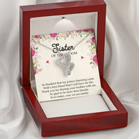 Load image into Gallery viewer, Sister Of The Groom Gifts, So Glad To Be More Than Friends, Double Heart Necklace For Women, Wedding Day Thank You Ideas From Bride
