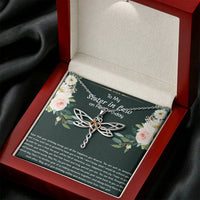 Load image into Gallery viewer, To My Sister-in-law Gifts, I Hope Your Birthday Brings You Happiness, Dragonfly Necklace For Women, Birthday Present Idea From Sister
