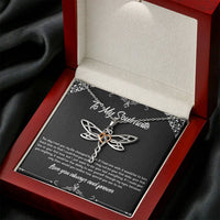 Load image into Gallery viewer, To My Soulmate, The Day I Met You, Dragonfly Necklace For Girlfriend, Anniversary Birthday Valentines Day Gifts From Boyfriend
