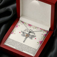 Load image into Gallery viewer, To My Bride Gifts, Enjoy Your Big Day, Dragonfly Necklace For Women, Wedding Day Thank You Ideas From Mom
