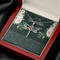 Load image into Gallery viewer, To My Best Friend Gifts, To My Soul Sister, Dragonfly Necklace For Women, Birthday Present Idea From Bestie
