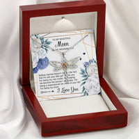 Load image into Gallery viewer, To My Mom Gifts, I&#39;m Still Your Little Girl, Dragonfly Necklace For Women, Wedding Day Thank You Ideas From Daughter

