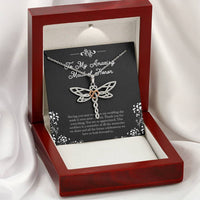 Load image into Gallery viewer, To My Maid Of Honor Gifts, Having You Next To Me, Dragonfly Necklace For Women, Wedding Day Thank You Ideas From Bride
