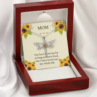 Load image into Gallery viewer, To My Mom Gifts, I Have Loved You My Whole Life, Dragonfly Necklace For Women, Birthday Mothers Day Present From Son Daughter
