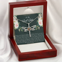 Load image into Gallery viewer, To My Best Friend Gifts, To My Soul Sister, Dragonfly Necklace For Women, Birthday Present Idea From Bestie

