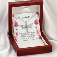 Load image into Gallery viewer, Graduation Gifts, Within You, Dragonfly Necklace For Women, College Preschool High School Graduation Present
