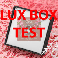 Load image into Gallery viewer, To My Best Friend Gifts, To My Unbiological Sister, Forever Love Heart Necklace For Women, Birthday Present Idea From Bestie
