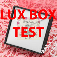 Load image into Gallery viewer, To My Daughter Gifts, You Are Braver Than You Believe, Forever Love Heart Necklace For Women, Birthday Present Idea From Dad
