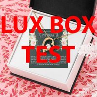 Load image into Gallery viewer, To My Daughter Gifts, How Can I Express What I Feel In My Heart, Forever Love Heart Necklace For Women, Birthday Present Ideas From Mom Dad
