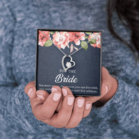 Load image into Gallery viewer, Bride Gifts, You Marry The Person You Can&#39;t Live Without, Forever Love Heart Necklace For Women, Wedding Day Thank You Ideas From Bridesmaid
