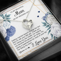Load image into Gallery viewer, To My Mom Gifts, I&#39;m Still Your Little Girl, Forever Love Heart Necklace For Women, Wedding Day Thank You Ideas From Daughter
