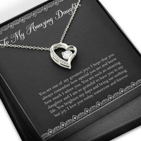 Load image into Gallery viewer, To My Daughter Gifts, You Are One Of My Greatest Joys, Forever Love Heart Necklace For Women, Birthday Present Ideas From Mom Dad
