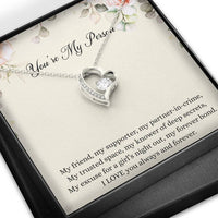 Load image into Gallery viewer, To My Best Friend Gifts, You&#39;re My Person, Forever Love Heart Necklace For Women, Birthday Present Idea From Bestie
