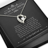 Load image into Gallery viewer, To My Friend Gifts, I&#39;d Be Lost Without You, Forever Love Heart Necklace For Women, Birthday Present Idea From Bestie
