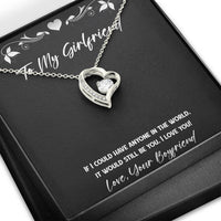 Load image into Gallery viewer, To My Girlfriend, It Would Still Be You, Forever Love Heart Necklace For Women, Anniversary Birthday Valentines Day Gifts From Boyfriend
