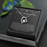 Load image into Gallery viewer, To My Unbiological Sister Gifts, My Soulmate, Forever Love Heart Necklace For Women, Birthday Present Idea From Sister-in-law
