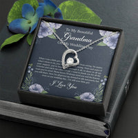 Load image into Gallery viewer, Grandmother of the Bride Gifts, When I Was A Little Girl, Forever Love Heart Necklace For Women, Wedding Day Thank You Ideas From Bride
