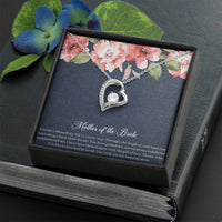 Load image into Gallery viewer, To My Mom of the Bride Gifts, You Have Blessed My Life, Forever Love Heart Necklace For Women, Wedding Day Thank You Ideas From Bride

